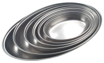 Stainless Steel Oval Vegatable Dish 10inch