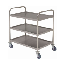 Stainless Steel Service Trolley - Flat Pack