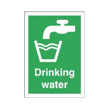 Drinking Water Sign 70 x 50mm Rigid
