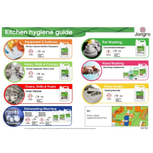 Jangro Kitchen Hygiene Plan Wall Chart (A3)