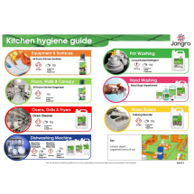 Jangro Kitchen Hygiene Plan Wall Chart - Enviro (A3)