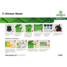 Jangro Kitchen Waste Wall Chart (A4)
