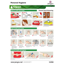 Jangro Personal Hygiene Wall Chart (A3)