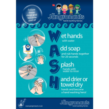Jangronauts Hand Wash Chart (A4)